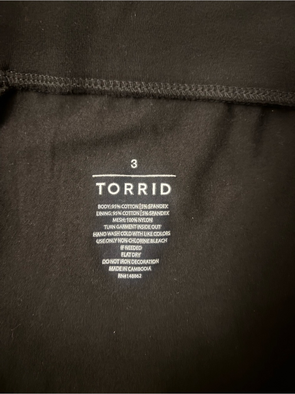 torrid Black Sequin Leggings Size 3X - Picture 3 of 5